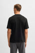 Hugo tshirt for man טישרט של בוס אוברסייז לגבר בצבע שחור